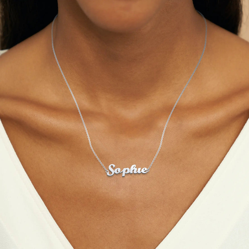 Personalized Name Necklace | Choose from 9 Styles - Silver / Arizona