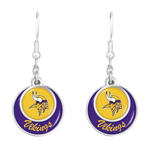 Minnesota Vikings Stud Earrings - Sports Unlimited