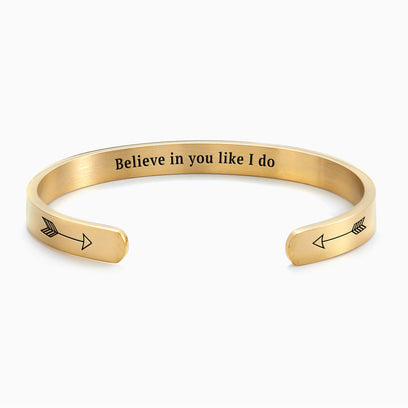 S.O.B.E.R. Bracelet by Recovery Matters Gold