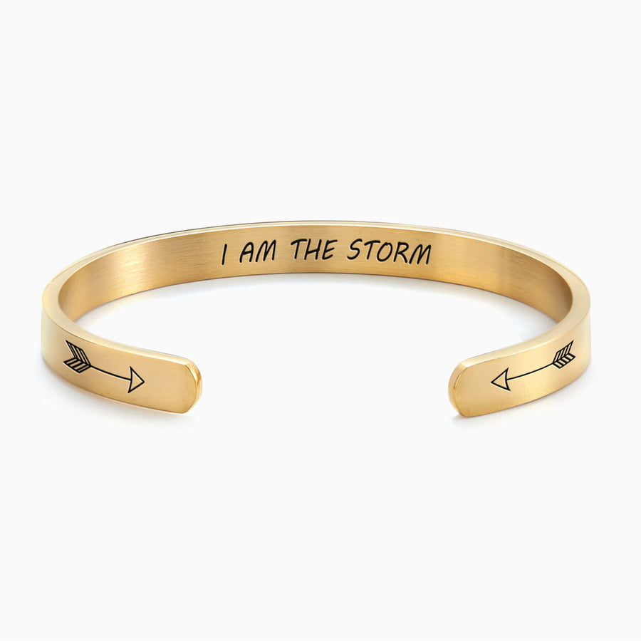 I Am The Storm Personalizable Cuff Bracelet – Mint & Lily
