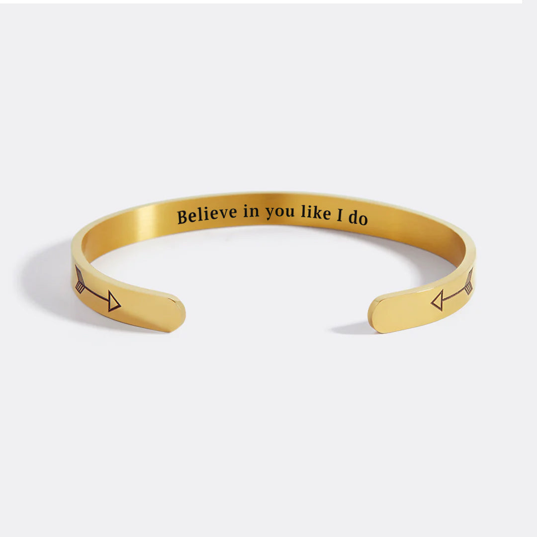 Believe You Like I Do Cuff Bracelet