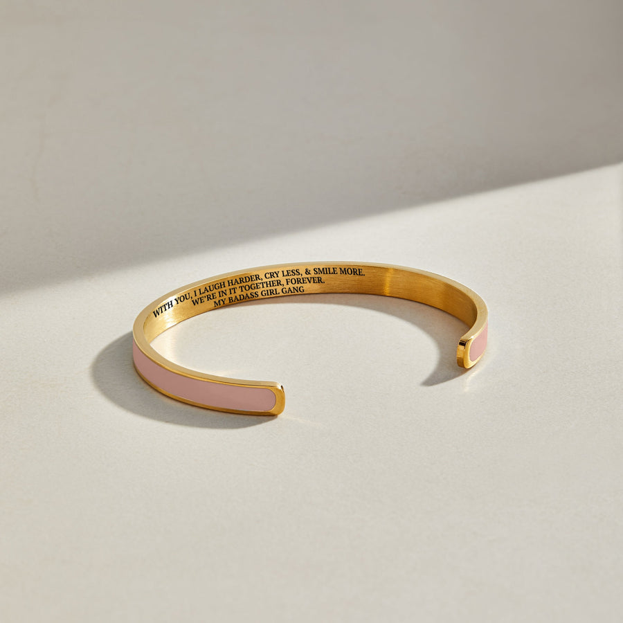 My Badass Girl Gang Multiple Color Bangle Mint Lily