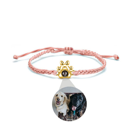 Personalized Pink 18mm Pet Portrait Bracelet - The Dog Memorial Gift -  Rainbow Bridge Pet Memorial Bracelet - Personalized Pet Memorial Jewelry -  Custom Dog Remembrance Gift Pet Sympathy Gift - Walmart.com