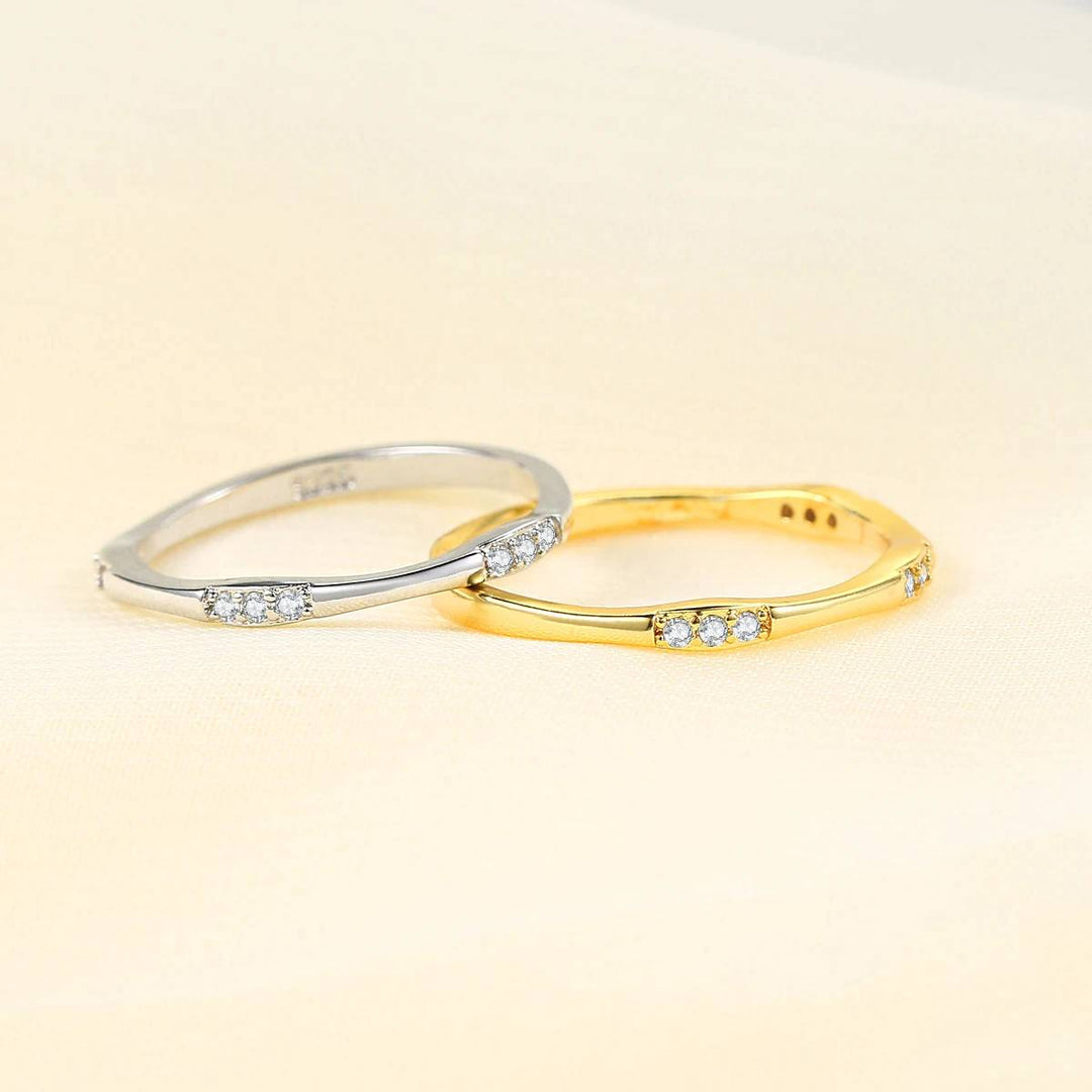 Three by Three Stacking Ring – Mint & Lily
