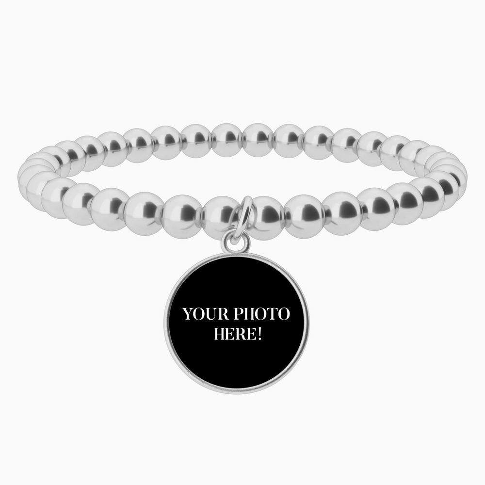 Personalized Photo Diana Charm Bracelet - Silver / None