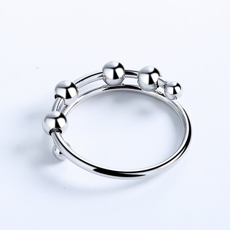 Adjustable Beaded Fidget Ring – Mint & Lily