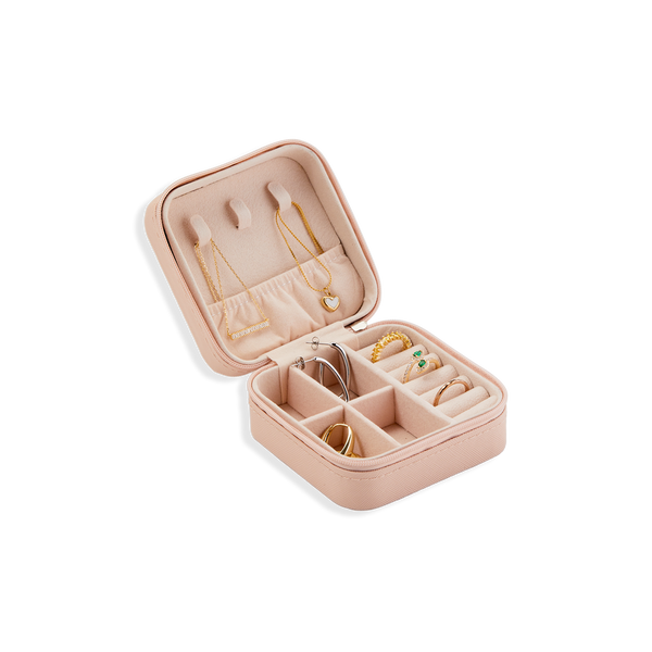 小物入れ herlipto Tweed Jewelry Box Jewelry Travel Case | Mini Zippered Jewelry Box – Mint & Lily