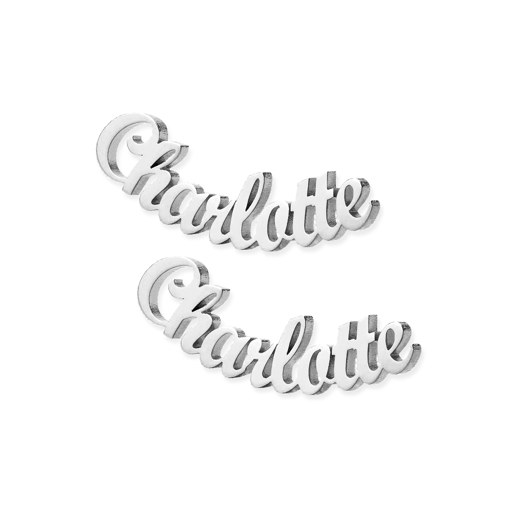 Custom Name Earrings A Unique & Personalized Gift Mint & Lily