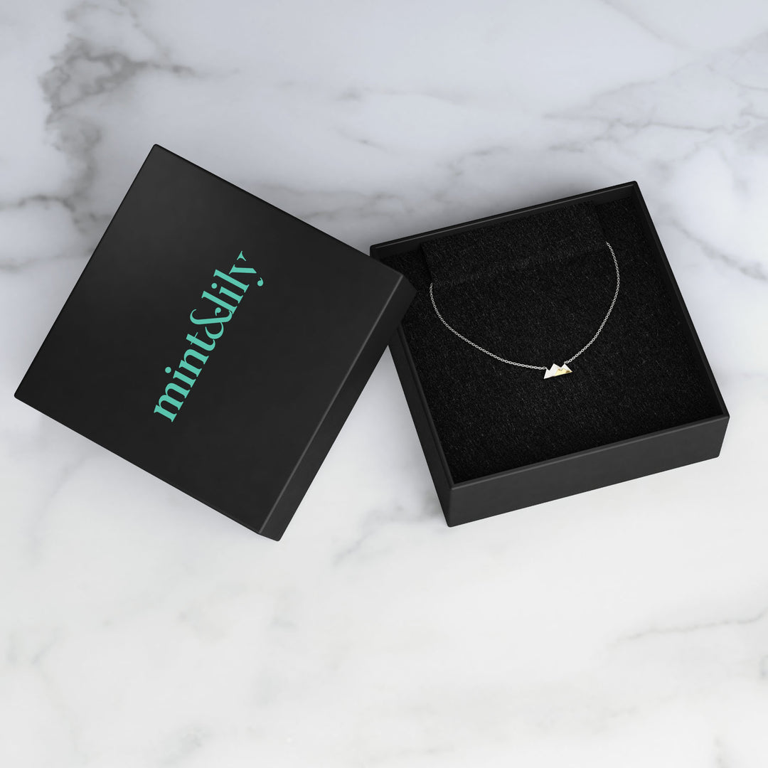 Mountain Range Necklace | Mint & Lily